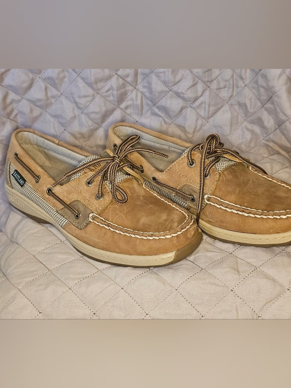NWT Eastland Women Solstice Boat Shoe Oxford Size 8 Preppy Leather Comfort Sole